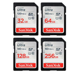 Original SanDisk SD Card 32GB 64GB 128GB SDXC Klass 10 Memory Card
