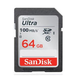Original SanDisk SD Card 32GB 64GB 128GB SDXC Klass 10 Memory Card