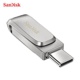 Sandisk Ultra Dual Drive Luxe USB Type-C USB 3.1 OTG USB Stick Pendrive 64 GB