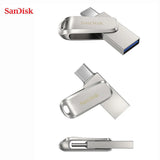 Sandisk Ultra Dual Drive Luxe USB Type-C USB 3.1 OTG USB Stick Pendrive 128 GB