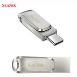 Sandisk Ultra Dual Drive Luxe USB Type-C USB 3.1 OTG USB Stick Pendrive 128 GB