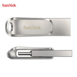 Sandisk Ultra Double Entraînement Luxe USB Type C 3.1 OTG Clé Pendrive 128 GB