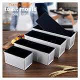 Cake mold baking tool with lid Six sizes Aluminum alloy Toast box Bread Loaf Pan
