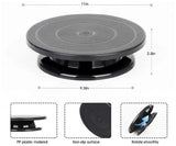 Cake Decorating Kit 6pcs Cake Turntable with 2 Frosting Straight Angled Spatula