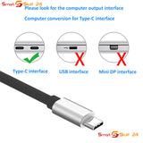 3in1 USB-C to 4K Video Cable OTG Converter for Notebook Mac Chromebook Top