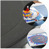 Cake Decorating Kit 6pcs Cake Turntable with 2 Frosting Straight Angled Spatula
