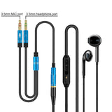 3,5-mm-Mikrofon-Headset-Audio-Splitter-Kabel Buchse auf 2 Stecker-Kopfhörerkabel