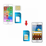 5 in1 Nano Micro Standard Sim Kartenadapter Kit Konverterfach offen Nadel