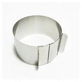 Cake Rings For Baking 430 Stainless Steel 6-30cm Rustproof Adjustable With Scale