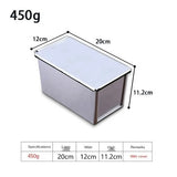Cake mold baking tool with lid Six sizes Aluminum alloy Toast box Bread Loaf Pan