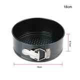 Non-Stick Metal Bake Mould Round Cake Pan Bakeware Carbon Steel Cake Molds