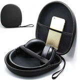 Headphone case for on ear/over ear headset, earphone protective cases 21x18x6 cm