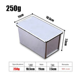 Cake mold baking tool with lid Six sizes Aluminum alloy Toast box Bread Loaf Pan