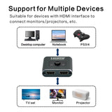 HDMI Switch HDMI Splitter HDMI switcher HD TV/Fire Stick/Xbox/PS4/5 2 in 1 out