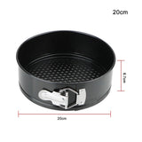 Non-Stick Metal Bake Mould Round Cake Pan Bakeware Carbon Steel Cake Molds