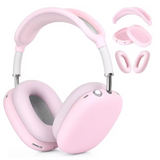 1 Set Schutzhülle kompatible mit Apple Airpod Max,weiches Silikon, waschbar Pink