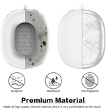 3PCS Schutzhülle kompatible mit Apple Airpods Max, weiches Silikon, waschbar set