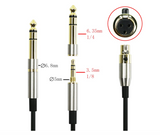 1,2M Kabel Audiokabel für AKG K271s, K271 MKII, M220, Pioneer HDJ-2000 Kopfhörer