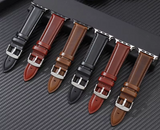 Ersartamrband für Apple iWatch 4 3 2 1 Armband Leder Leather Bracelet 38-49mm