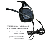 Astro A10 A30 A40 A50 Audiokabel kompatibel mit Xbox One, PS4 und Smartphone