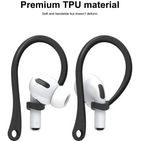 EarHooks, crochets d'oreille pour Airpods gen 1 2 3 noir