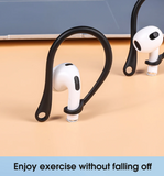 EarHooks, crochets d'oreille pour Airpods gen 1 2 3 noir