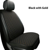 Large Flax Car Seat Cover Protector Linen Front Rear Back Cushion Protection