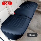 Full-Surrounded Car Seat Cover Premium PU Leather Auto Seat Protector Cushion