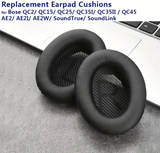 EAR PADS for Bose QuietComfort QC35 QC15 QC45 QC25 Q35 II Black 1 Pair