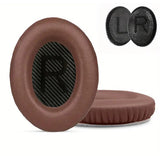 EAR PADS for Bose QuietComfort QC15 QC25 QC35 QC45 QC35 II Leather Coffee 1 Pair