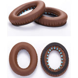 EAR PADS for Bose QuietComfort QC15 QC25 QC35 QC45 QC35 II Leather Coffee 1 Pair