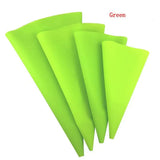 4Pcs/Set Silicone Pastry Bag Tips Cake Icing Piping Cream Cake Decorating Tools