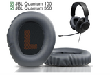 1 Paar Ohrpolster für JBL Quantum 100 (Q100), Quantum 350 (Q350) Schwarz