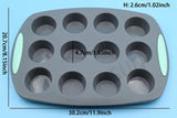 Heat resistant Silicone Cake Pan Set Bread Loaf Muffin Donut Cake baking tray
