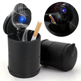 Tragbarer Universal-Auto-LED-Aschenbecher Zigarettenaschehalter Cup
