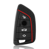 Silikon-Fernbedienungs-Autoschlüsselgehäuse für BMW X1 X3 X4 X5 X6 Serie 1 2 3 5