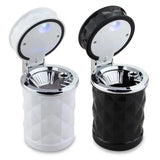 Universal Auto Zigarette Aschenbecher Tasse mit LED Licht Legierung Aschenbecher