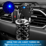 Universal Auto Zigarette Aschenbecher Tasse mit LED Licht Legierung Aschenbecher