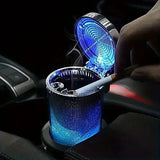 Bunter Autoaschenbecher mit LED-Leuchten Luftauslass, bunter Aschenbecher