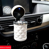 Universal Auto Zigarette Aschenbecher Tasse mit LED Licht Legierung Aschenbecher