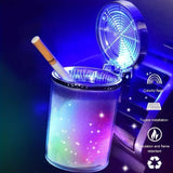 Bunter Autoaschenbecher mit LED-Leuchten Luftauslass, bunter Aschenbecher