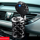 Universal Auto Zigarette Aschenbecher Tasse mit LED Licht Legierung Aschenbecher