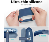 Schutzhülle kompatible mit Apple Airpod Max,weiches Silikon, waschbar Blau 1 Set