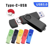 OTG USB-C Flash Drive Type-C Pendrive 32GB 64GB 128GBUSB Stick Memory Stick 2.0