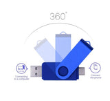 OTG USB-C Flash Drive Type-C Pendrive 32GB 64GB 128GBUSB Stick Memory Stick 3.0