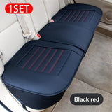 Full-Surrounded Car Seat Cover Premium PU Leather Auto Seat Protector Cushion