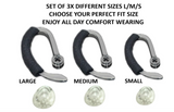 3X Ersatz Ohrstöpsel Set für Plantronics CS540 Savi W440 W740 W745 WH500 L/M/S