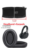 Headband + Earpads for Sony Headphone Sony WH-1000XM3 Black