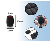 Pop Filter Headphone Microphone Foam Spit Guard Windscreen 18 Pieces