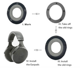 Ersatz Ohrpolster für Kopfhörer TaoTronics TT-BH055 TT-BH060 TT-BH085 TT-BH090